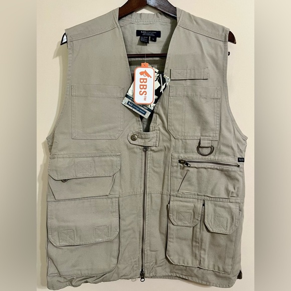 5.11 Tactical Other - 5.11 TACTICAL MEN’sVest Cotton Canvas Performance, 16 Pockets Size M